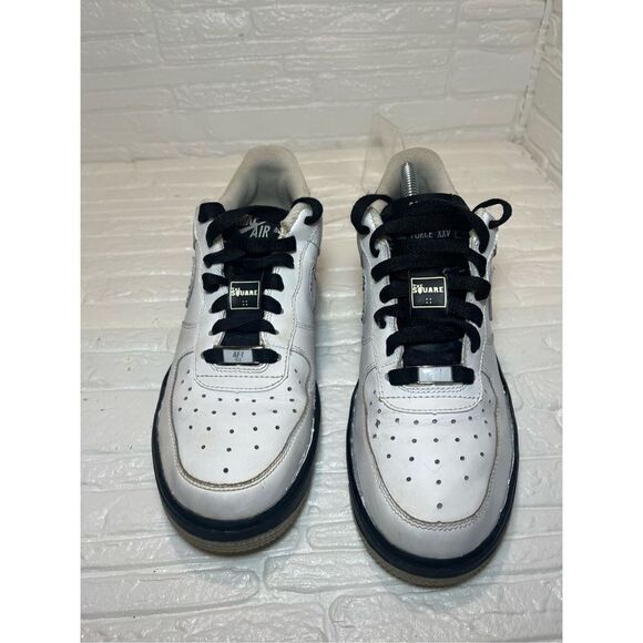 NIKE AIR FORCE 1 XXV Low '07 Shoes PATTERSON SQUARE GARDEN White Black - Picture 3 of 11